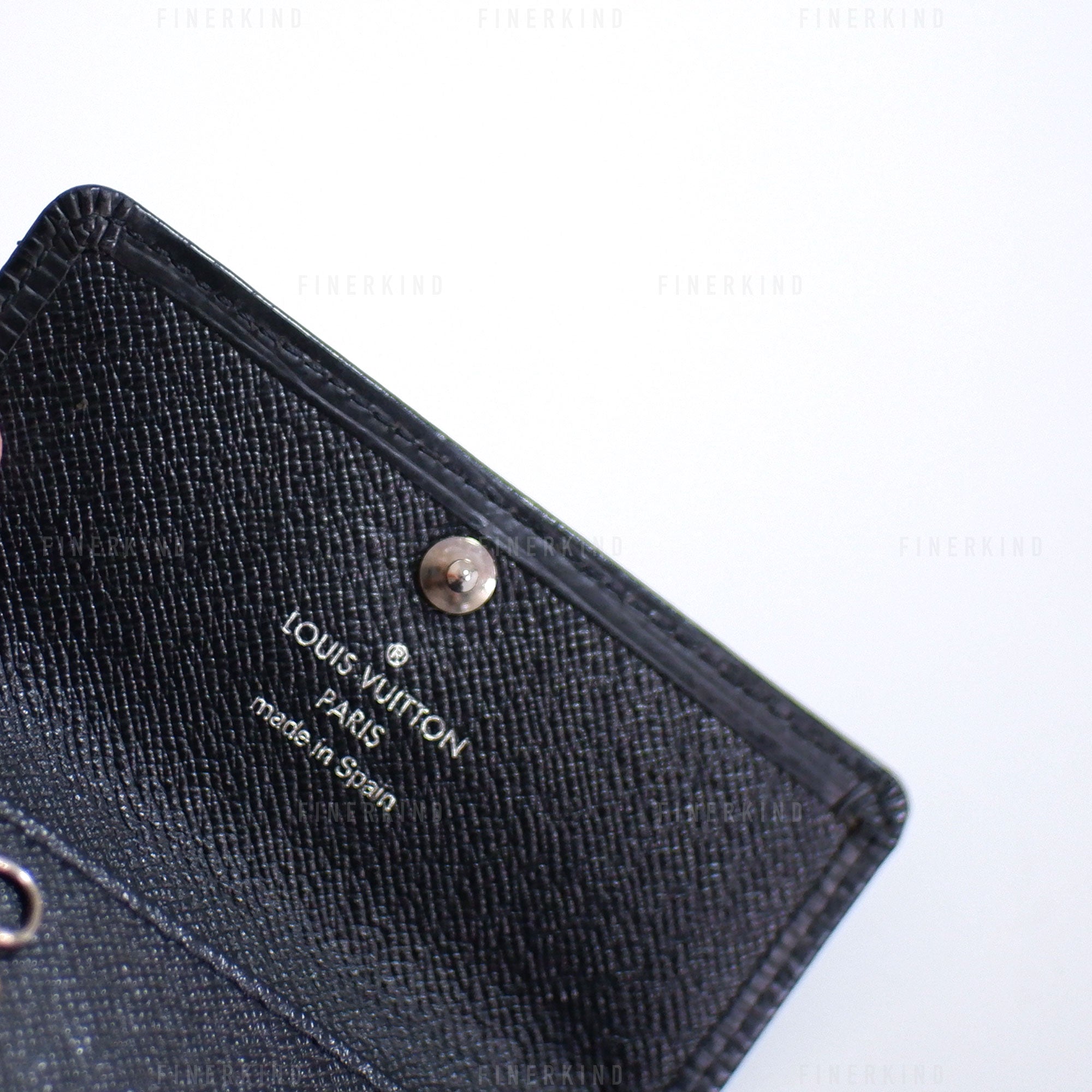 Louis Vuitton 2007 Epi Leather Multicles Key Case Black