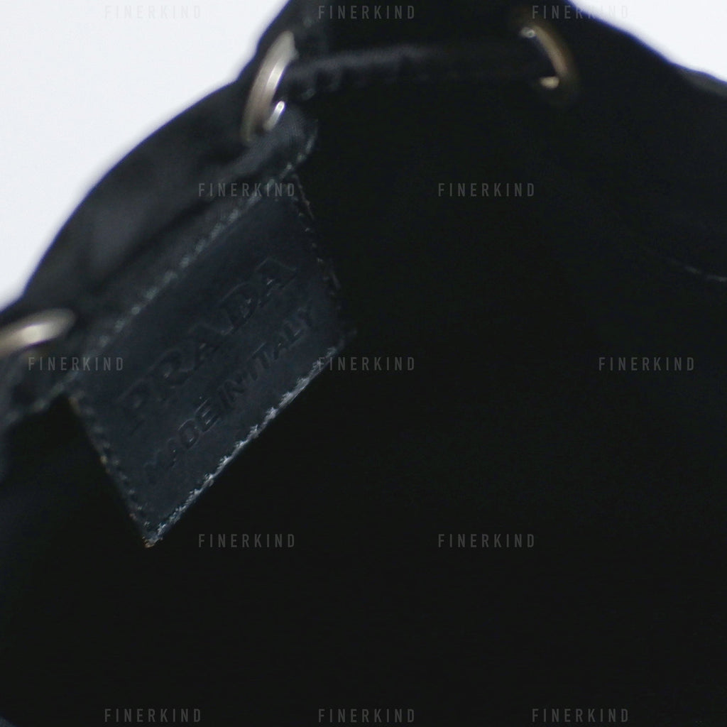 Prada Classic Black Mini Bucket Bag