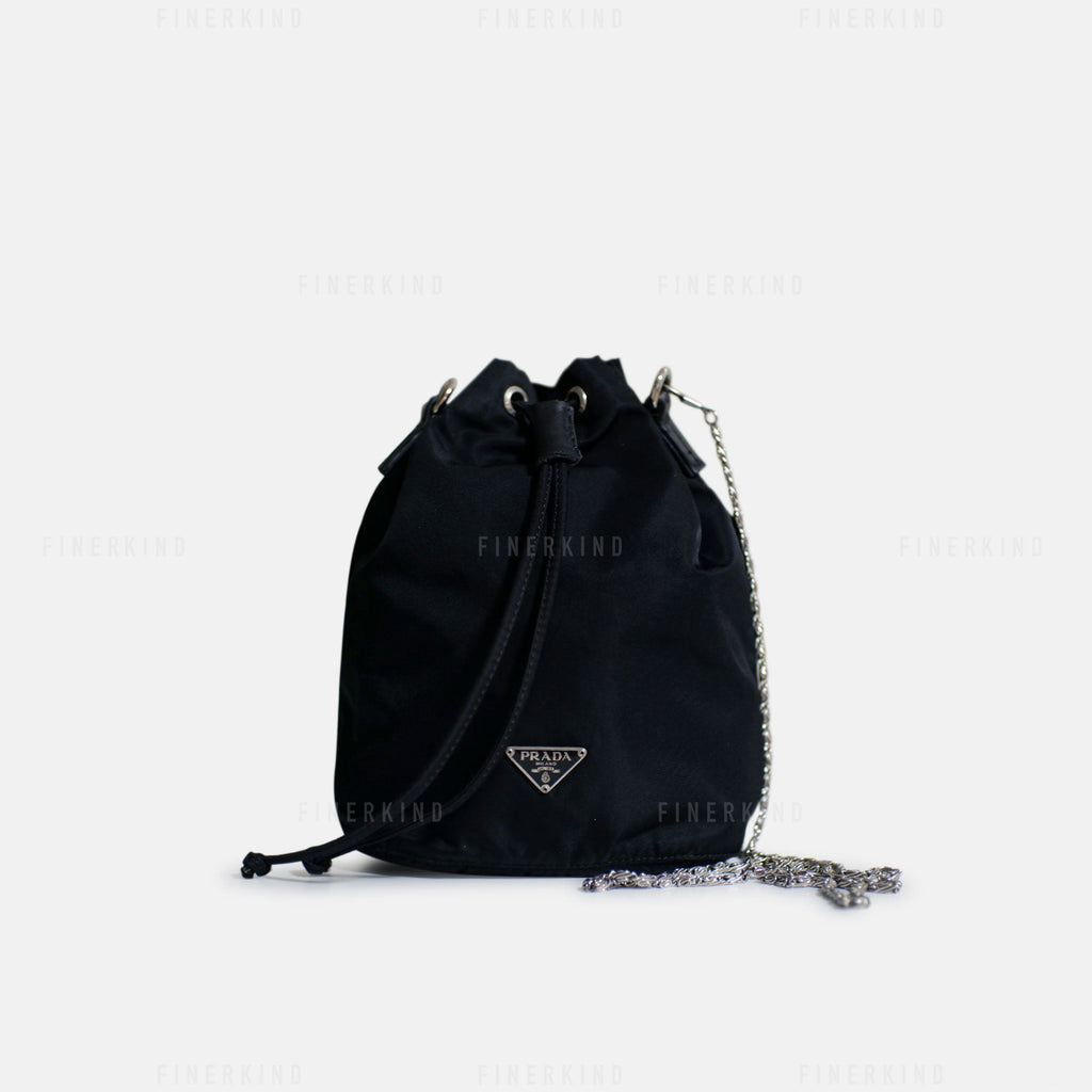 Prada Classic Black Mini Bucket Bag