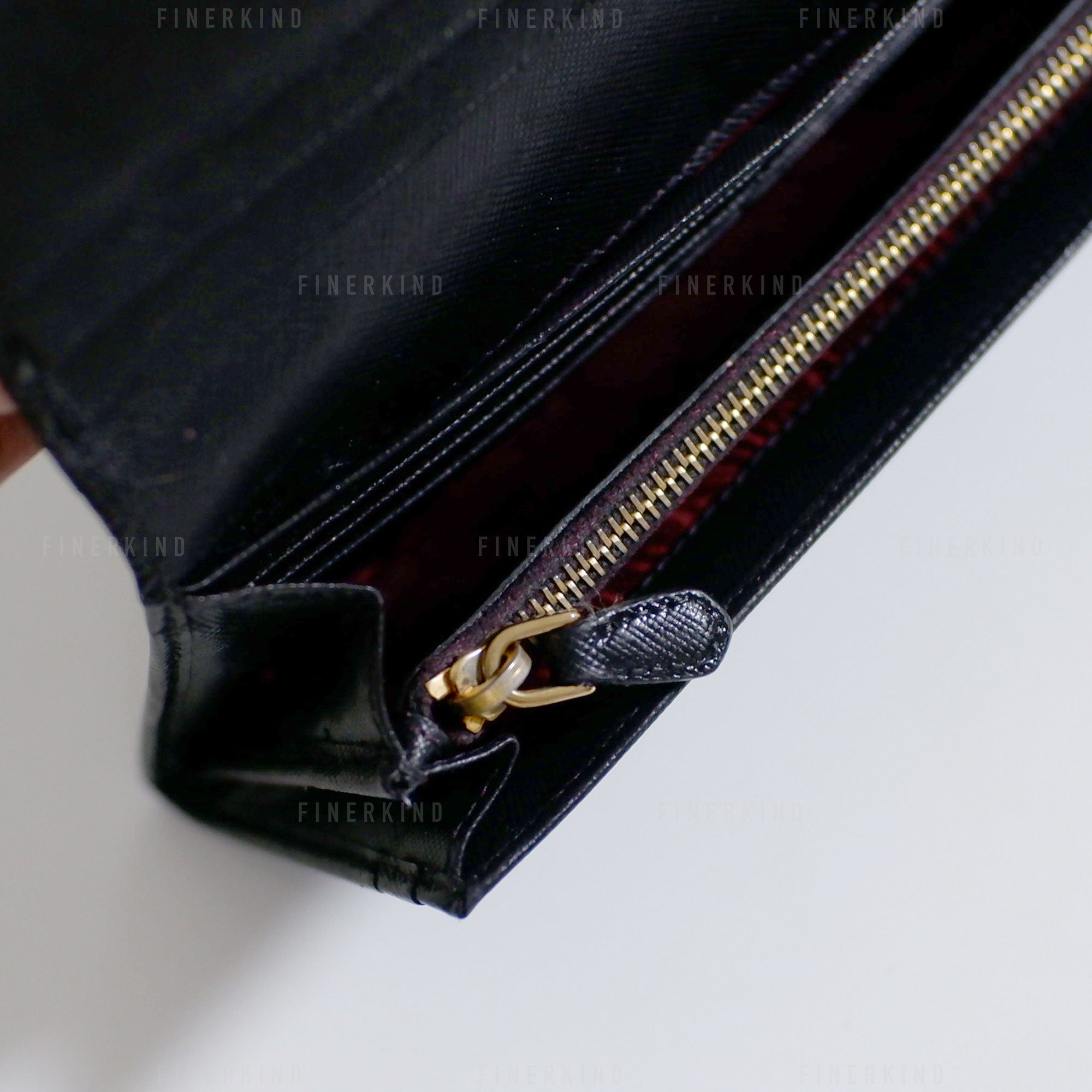 Prada Classic Black Long Wallet