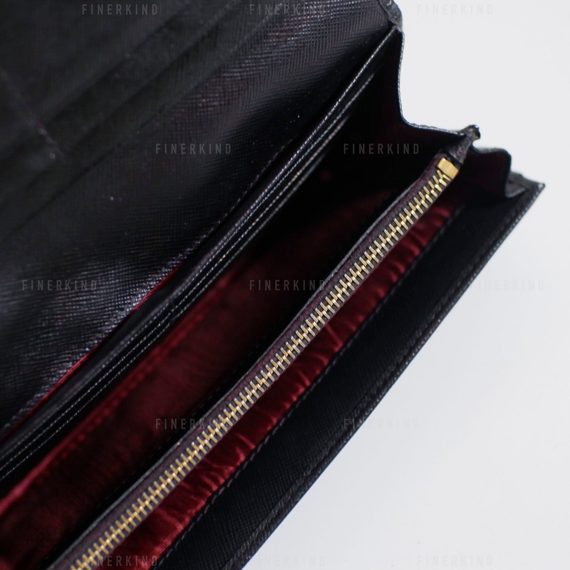 Prada Classic Black Long Wallet
