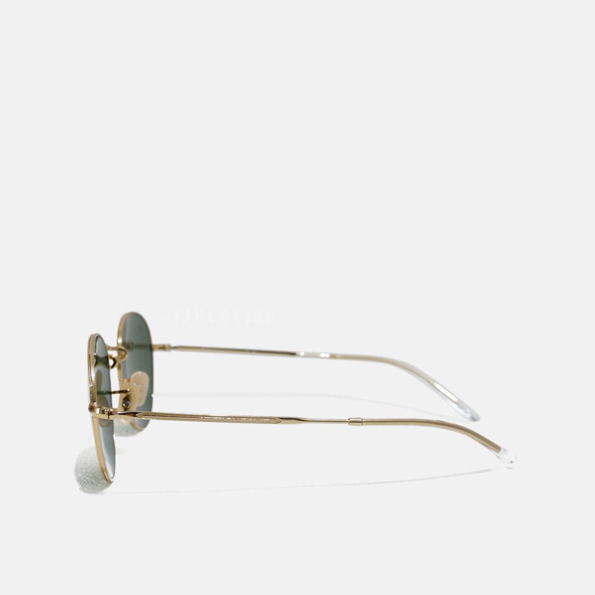 Rayban Round Sunglasses / Shades in Gold and Green Size 51