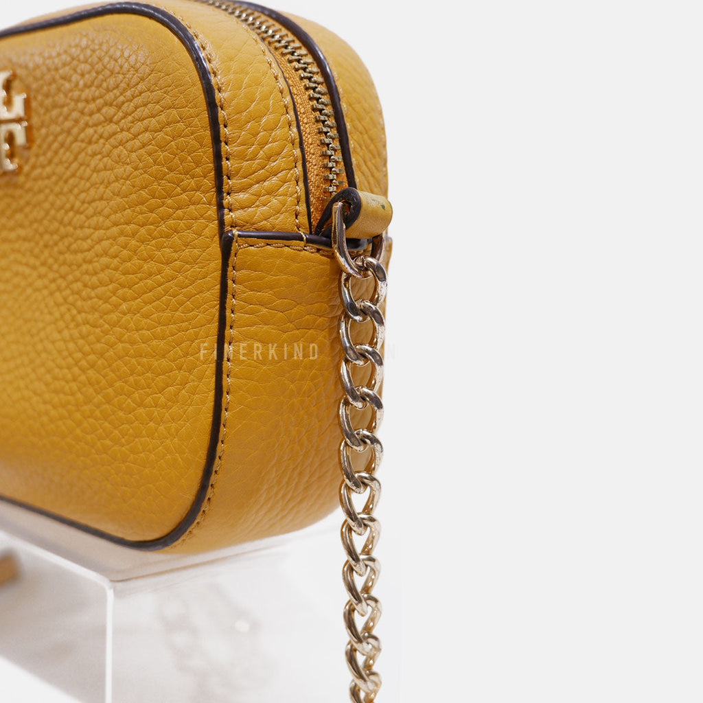 Tory Burch Honey/Mustard Cross-body Camera Bag